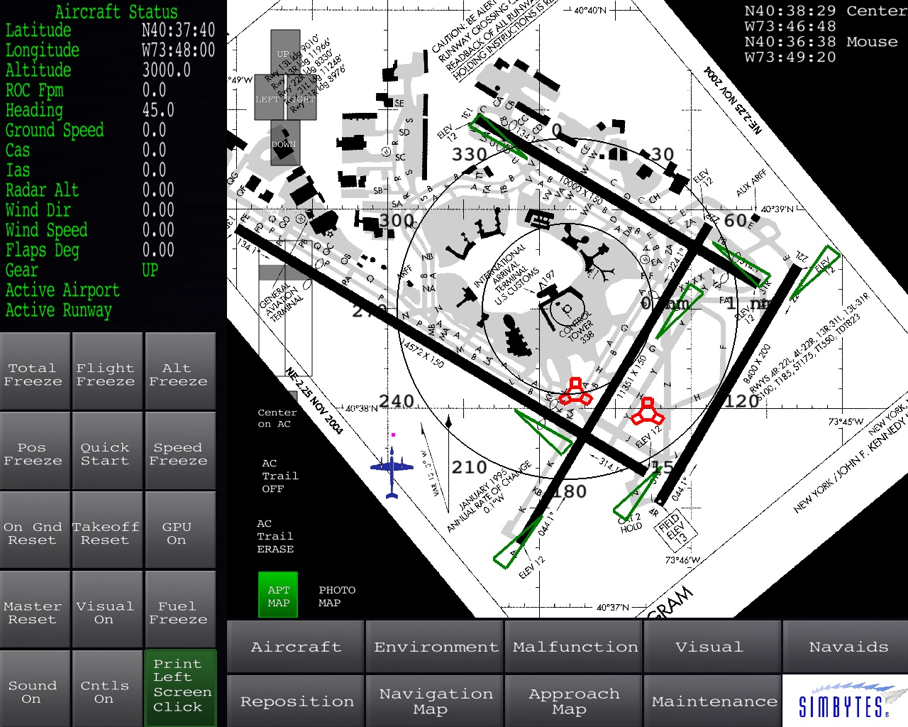 FAA Level 6+ IOS airport diagram interface