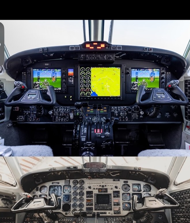 King Air modernization comparison